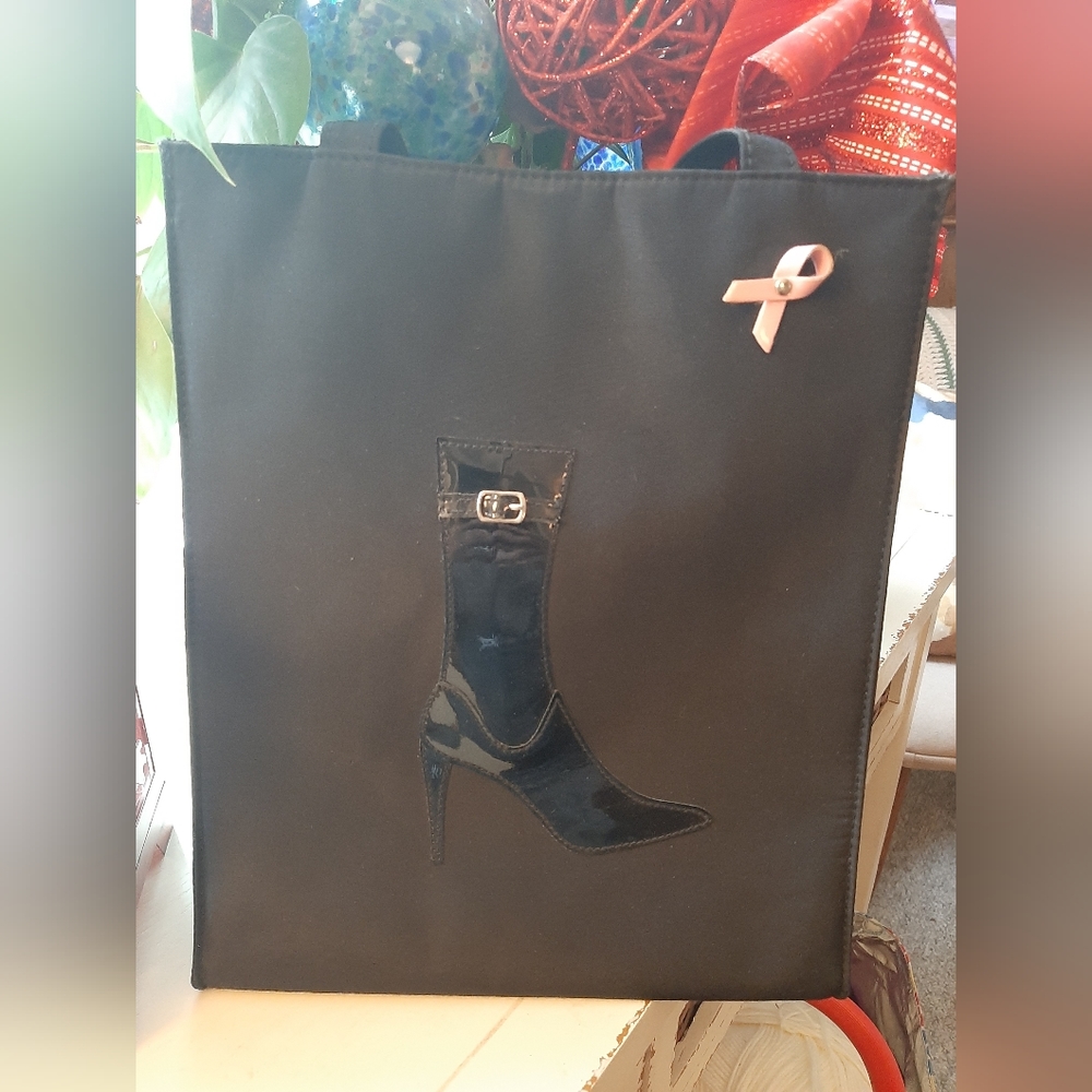 Kick cancer to the curb tote and key chain